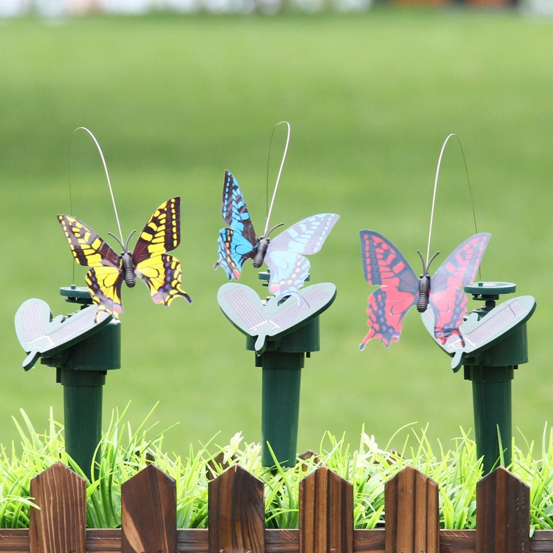 Solar Butterfly, Hummingbird, Horticulture, Countryside Mall, Shop Decoration Toys, Electric Flying Simulation Butterflies