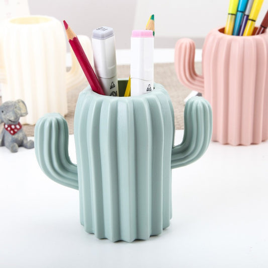 Can Be Used As a Vase/Pen Holder, Desktop Cactus, Desk, Multifunctional Storage, Flower Arrangement, Vase, Pot, Decoration