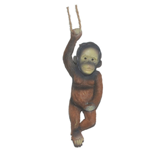 Outdoor Little Monkey Swing Pendant Resin Decoration