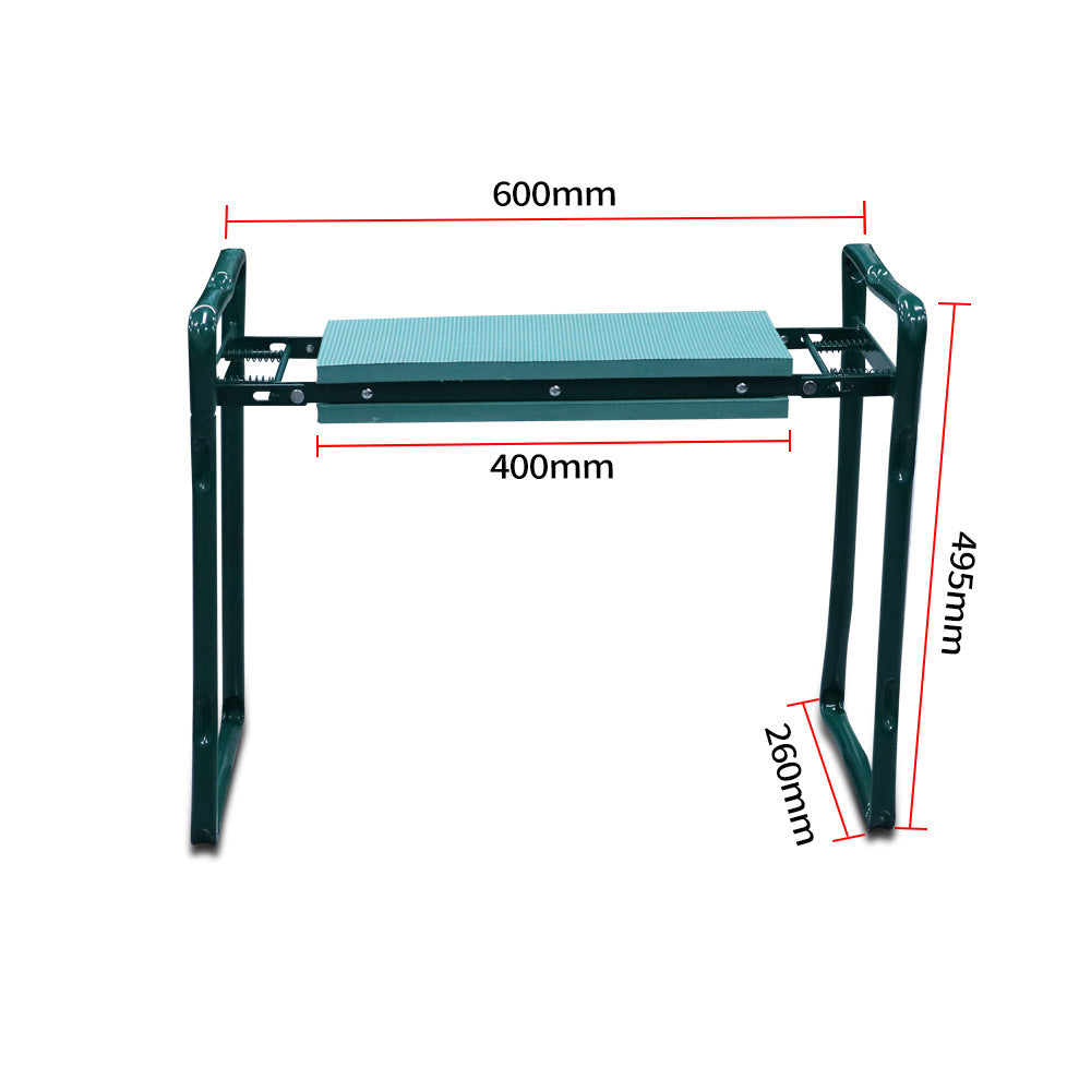 Garden Kneeling Stool Kneeling Chair With Large Tool Kit Garden Folding Stool EVA Kneeling Pad