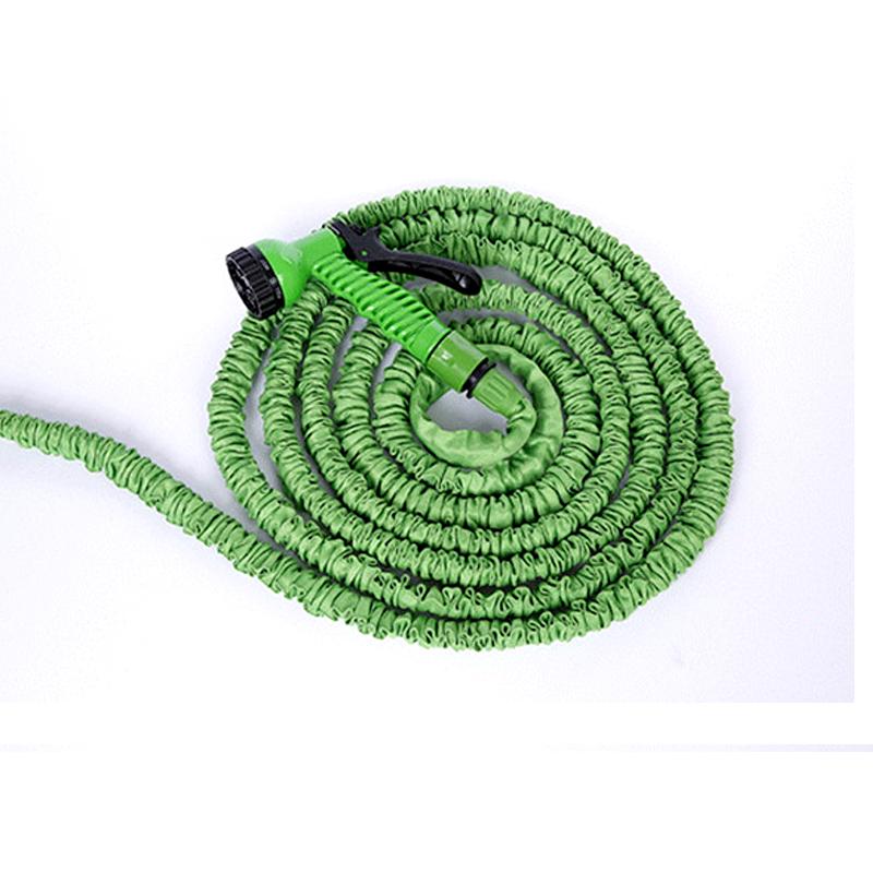 25FT Garden Water Gun Magic Flexible Hose Expandable High Pressure Spray Gun With Pipe 7 Modes for Watering