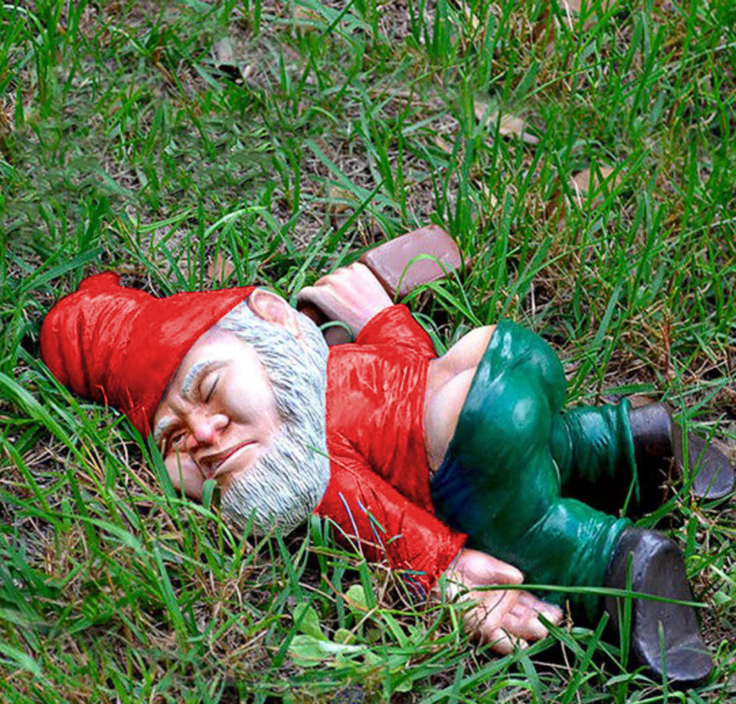 New Spoof Drunken Dwarf Resin Decoration Gnome Dwarf Christmas Design Courtyard Ornaments