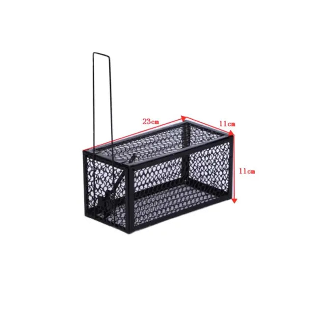 Self-locking Trap Catcher Mouse Rat Bait Mice Live Box Mice Trap Cage Household Mouse Catcher  Animal Control Hamster Iron Cage