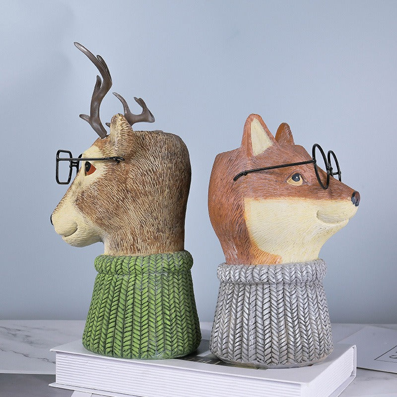 Outdoor garden animal flowerpot ornaments