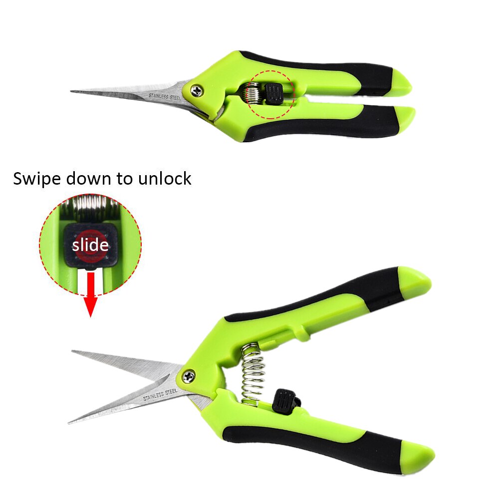 Multifunctional Garden Pruning Shears Fruit Picking Scissors Trim Weed Household Potted Branches Small Scissors Gardening Tools