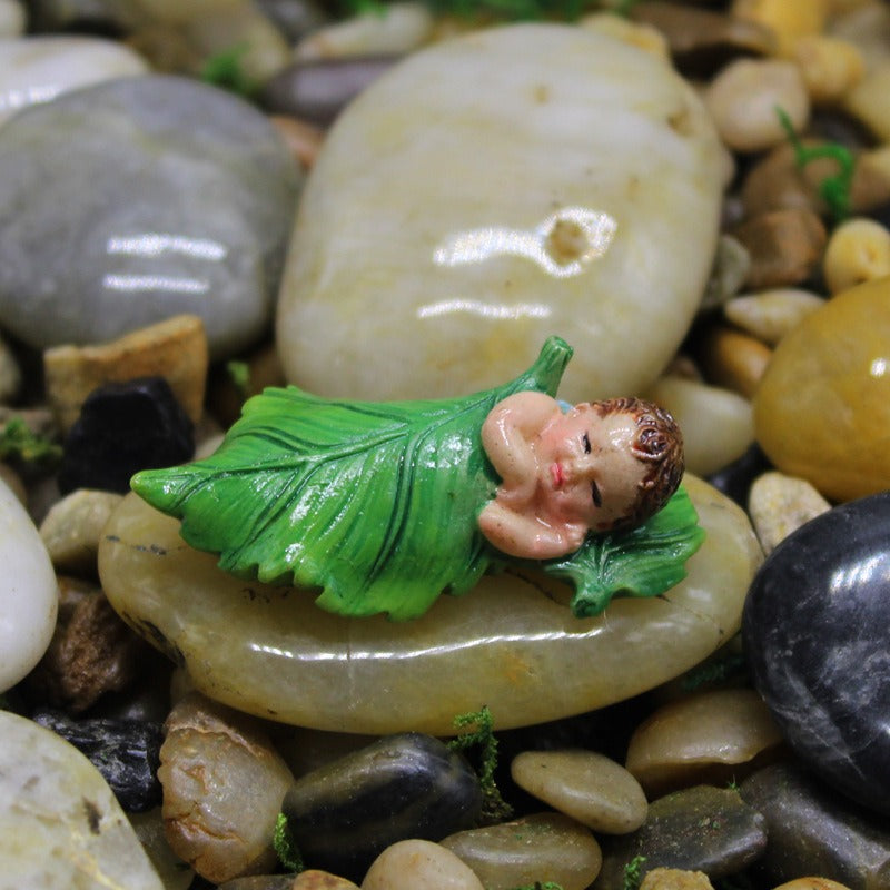 Micro view flower fairy resin small ornaments