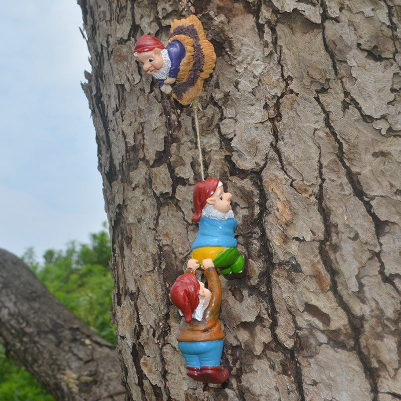 Dwarf Climbing Creative Garden Decoration