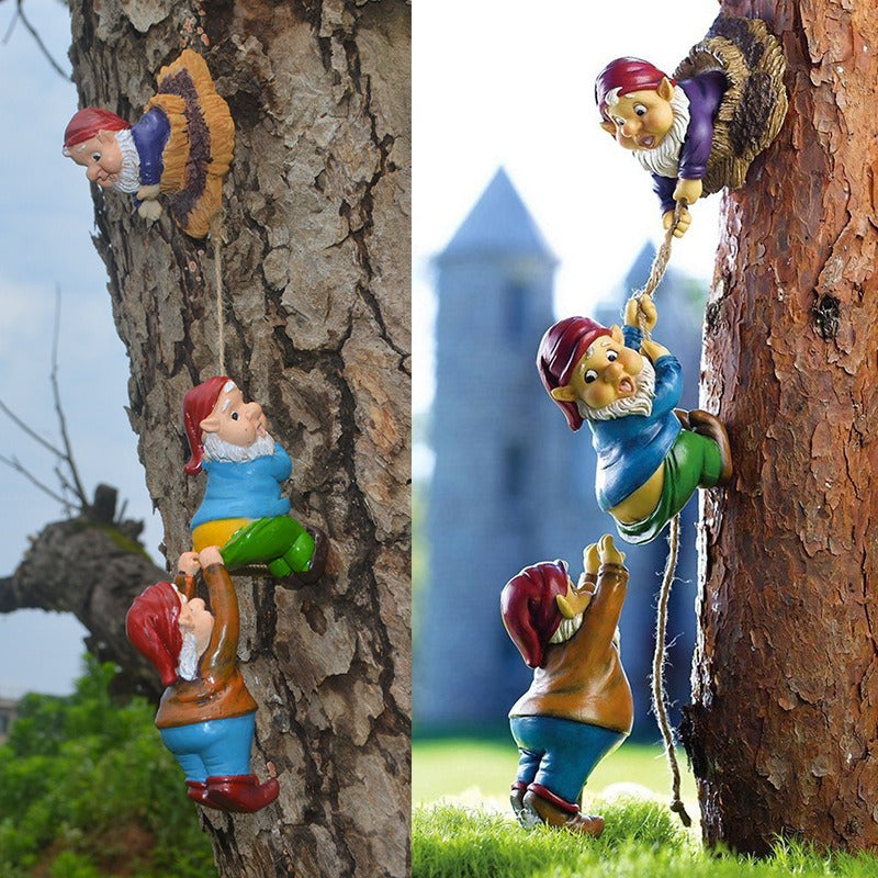 Dwarf Climbing Creative Garden Decoration