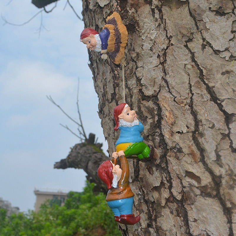 Dwarf Climbing Creative Garden Decoration