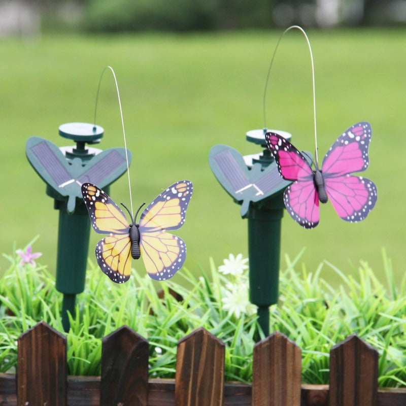 Solar Butterfly, Hummingbird, Horticulture, Countryside Mall, Shop Decoration Toys, Electric Flying Simulation Butterflies