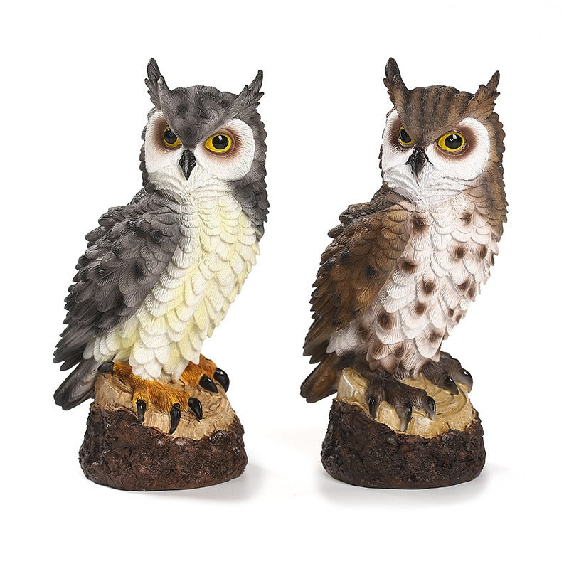 Owl Decoration Garden Outdoor Resin