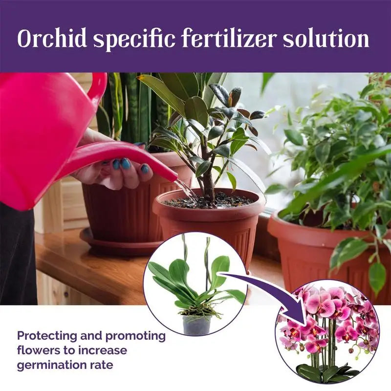 50ml Orchid Fertilizer Liquid Orchid Flower Plants Growth Enhancer Supplement Houseplants Food Promoter For Orchids Acid Blooms