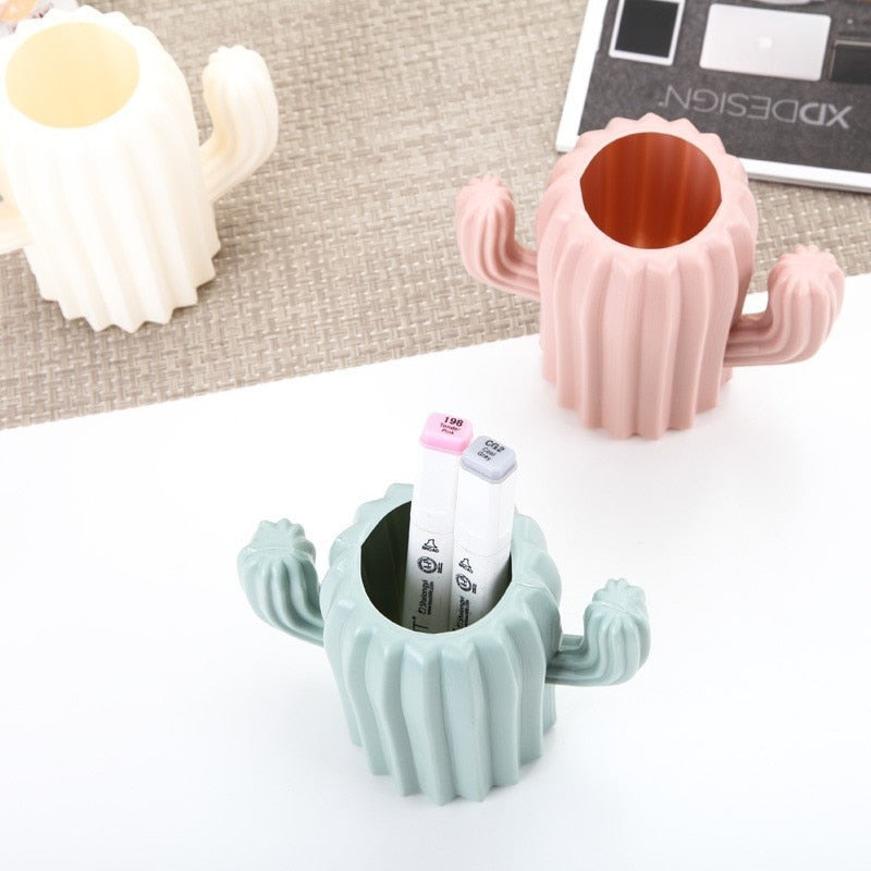 Can Be Used As a Vase/Pen Holder, Desktop Cactus, Desk, Multifunctional Storage, Flower Arrangement, Vase, Pot, Decoration