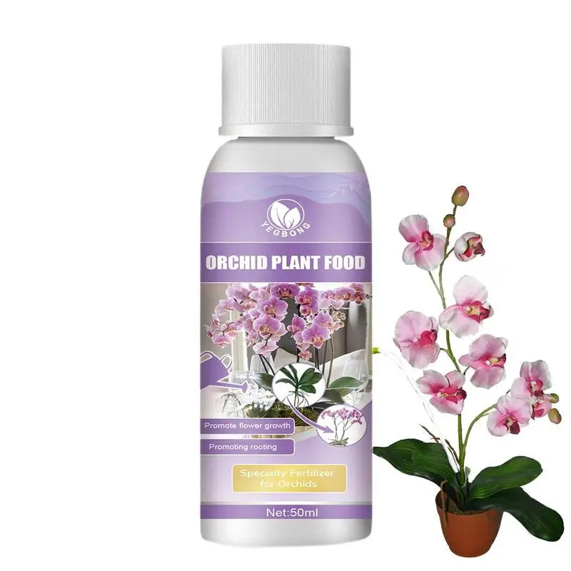 50ml Orchid Fertilizer Liquid Orchid Flower Plants Growth Enhancer Supplement Houseplants Food Promoter For Orchids Acid Blooms