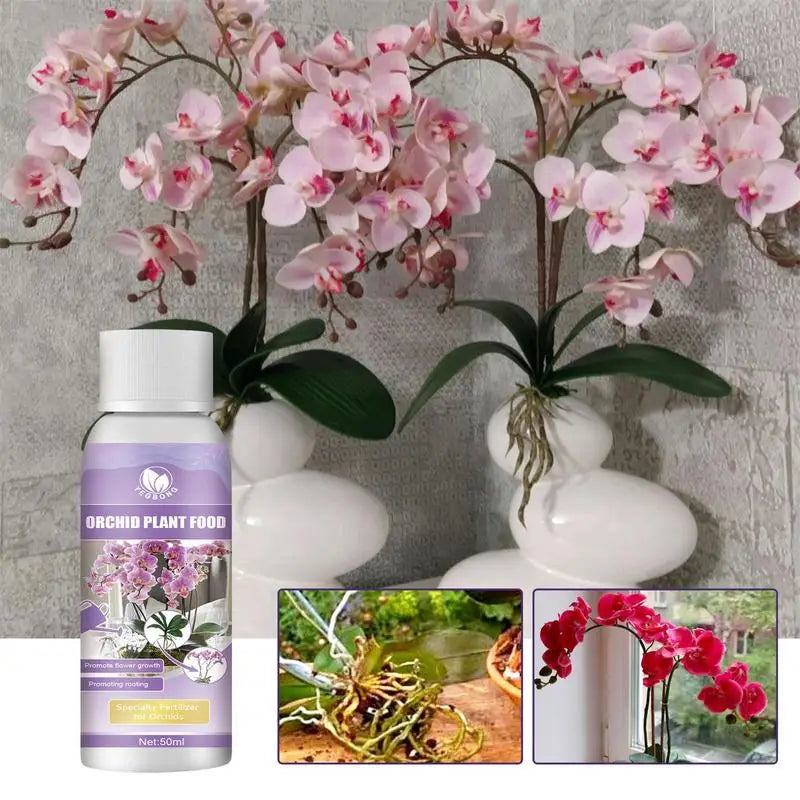 50ml Orchid Fertilizer Liquid Orchid Flower Plants Growth Enhancer Supplement Houseplants Food Promoter For Orchids Acid Blooms